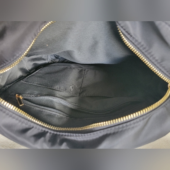 Haute Hippie | NWOT Chic Black Trendy Spacious Nylon Backpack - Picture 10 of 15